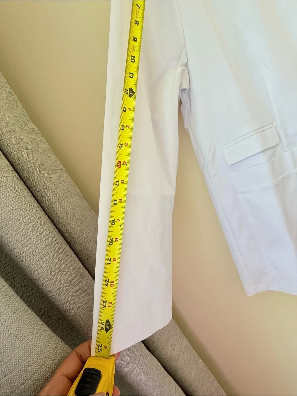 NWT WonderWink Men's White Lab Coat Jacket